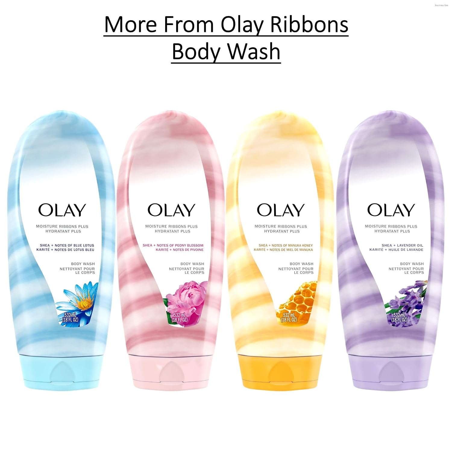 Luxurious Olay Body Wash for Women - Deep Conditioning with Shea Butter & Manuka Honey - 18 Fl Oz for Smooth, Soft Skin