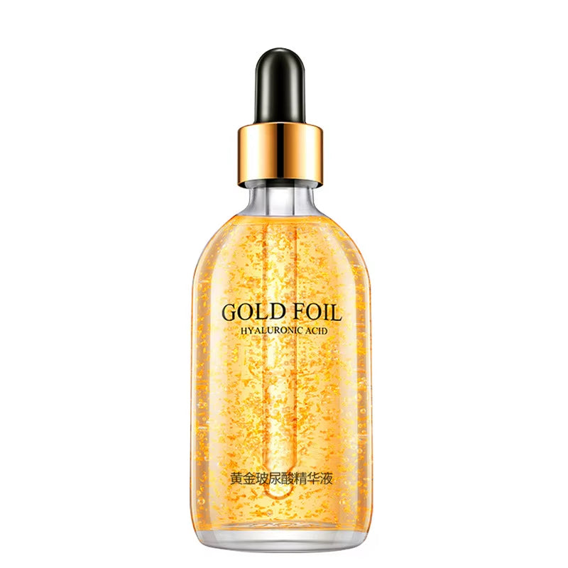 Revitalize Your Skin with Our 100ml 24K Gold Hyaluronic Acid & Niacinamide Face Serum - Anti-Aging, Lifting, and Whitening Essence for Radiant Skin!