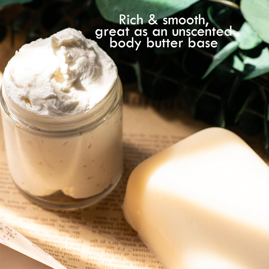 Raw Kokum Butter - Unrefined Body Butter Bar for DIY Skin & Hair Care - Pure, Unscented Moisturizer - 8 Oz Block