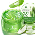 Revitalize Your Skin with 96% Pure Organic Aloe Vera Gel - Soothing Hydration for Face, Scalp, & Hair - 7.05 Oz
