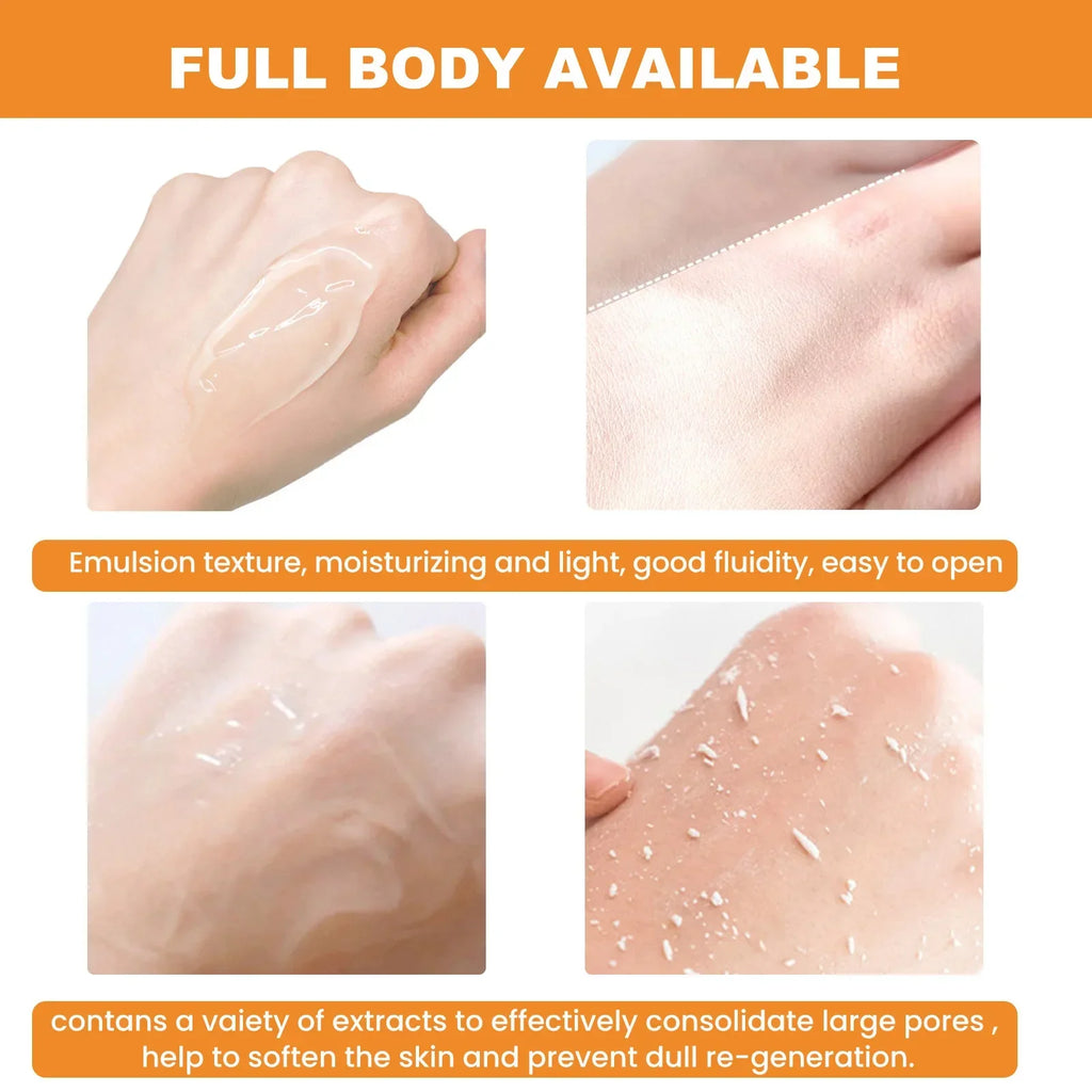Revitalize Your Skin with Our Orange Exfoliating Gel - Gentle Peeling & Brightening Moisturizer for a Radiant Glow