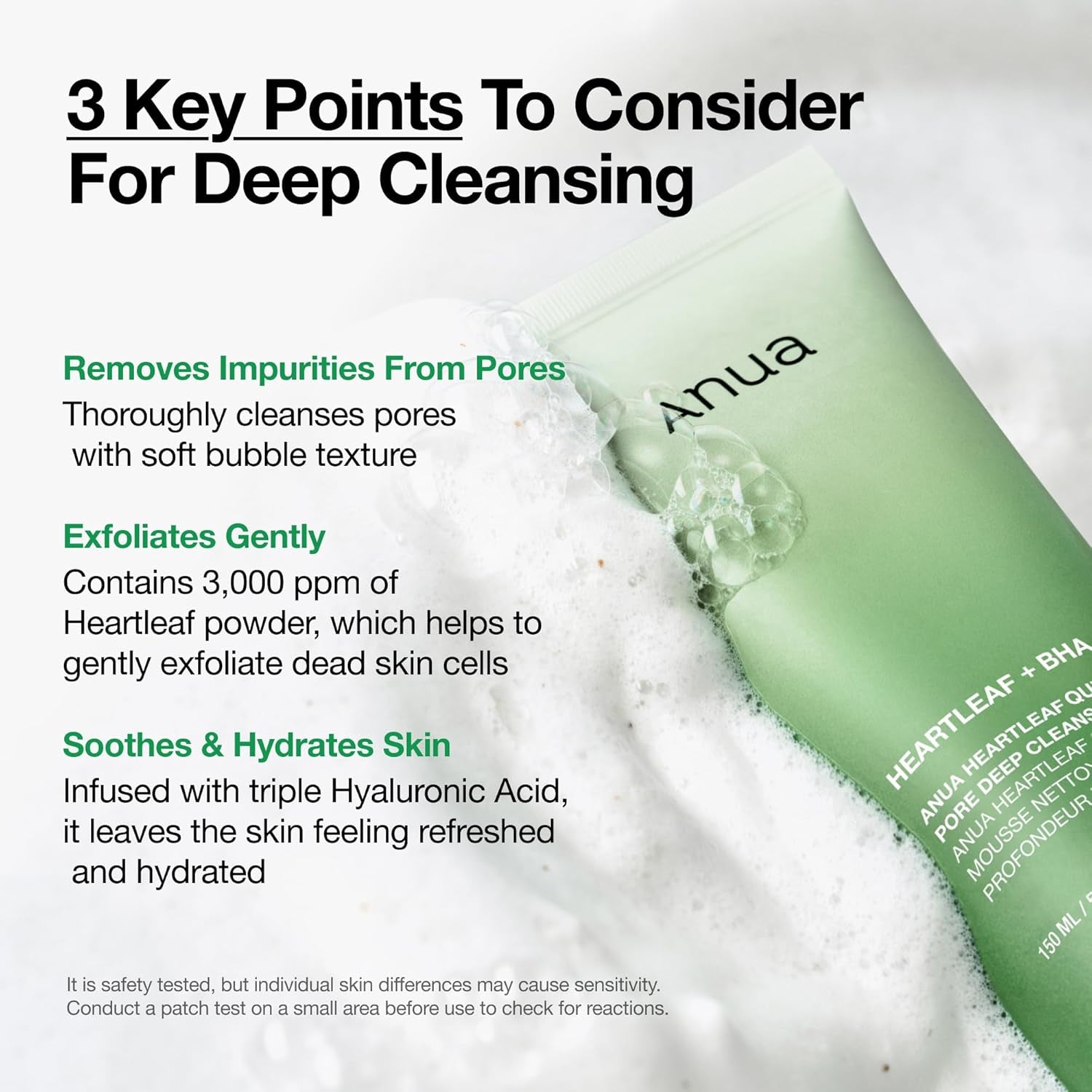 Revitalize Your Skin with Heartleaf Quercetinol Pore Deep Cleansing Foam - 5.07 Fl.Oz | The Ultimate Hydrating Facial Cleanser for Pore Refining and Gentle Exfoliation, Perfect for Daily Use!